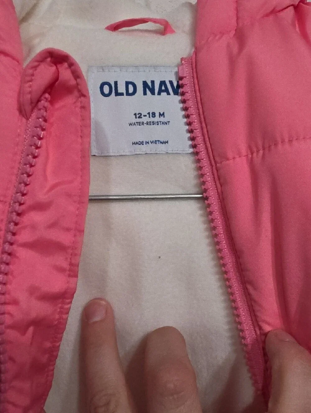 Old Navy Pink Puffer Jacket for Kids